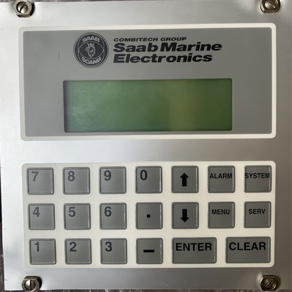 Saab Marine 9150 065-531 C  Backup Display Keyboard 9150065-531C DMC20481 Saab Marine Electronics