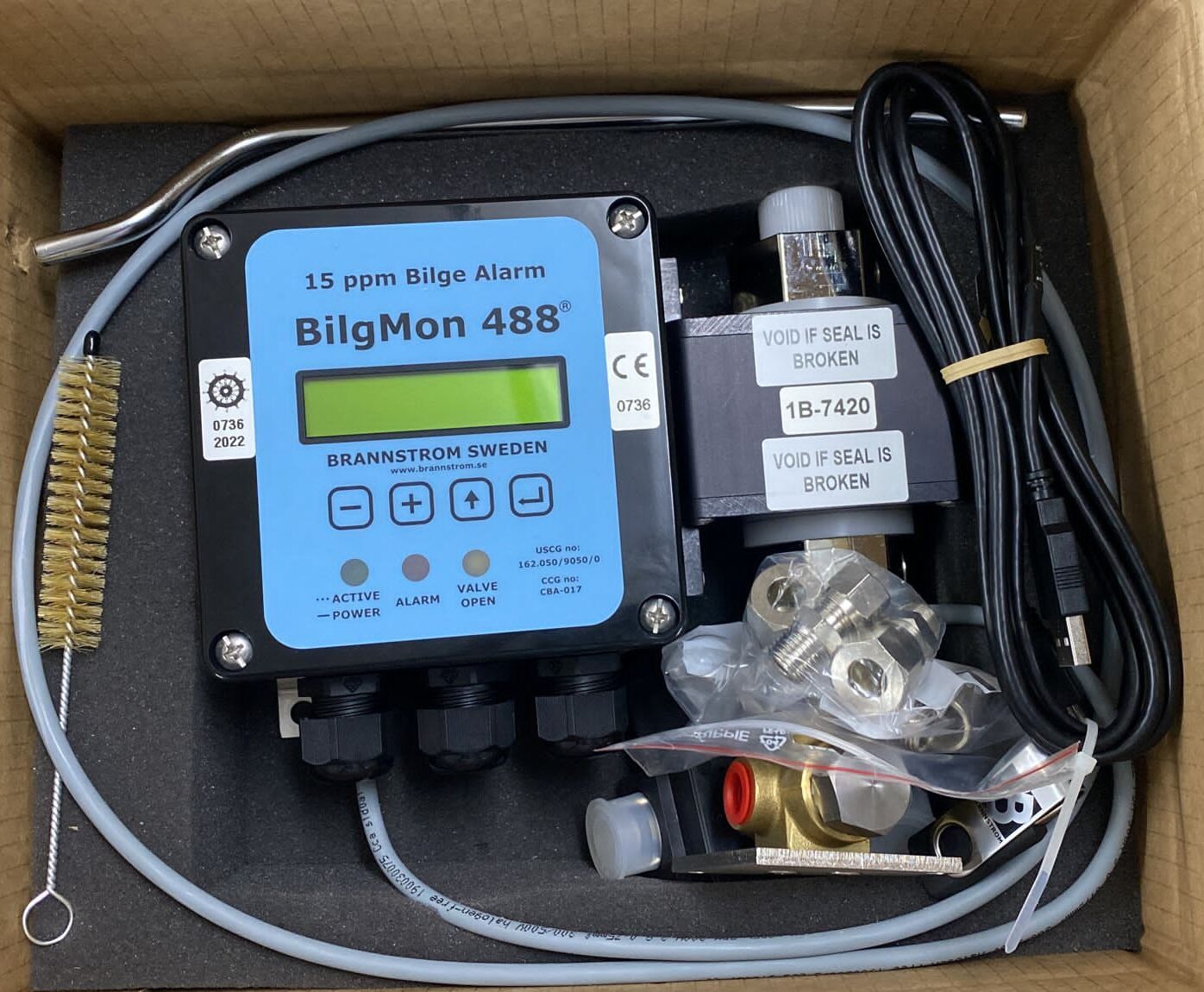 BRANNSTROM Make - 15PPM BILGE ALARM MONITOR, BILGMON 488 - Brand New Genuine