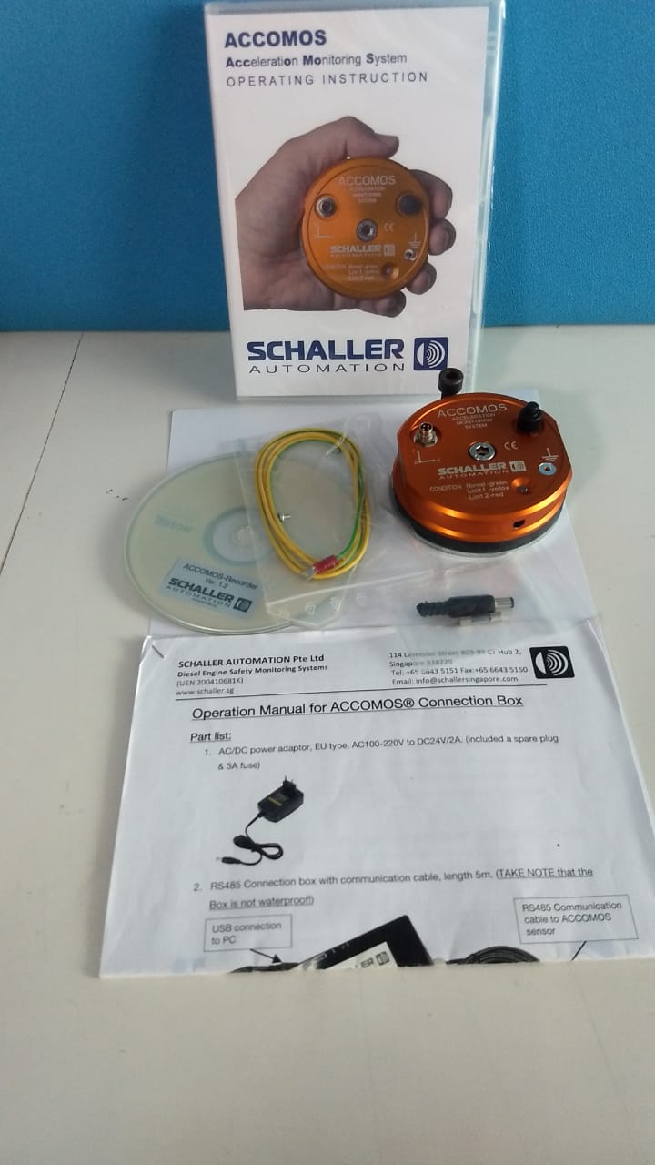 ACCELERATION MONITORING SYSTEM, ACCOMOS,SCHALLER AUTOMATION