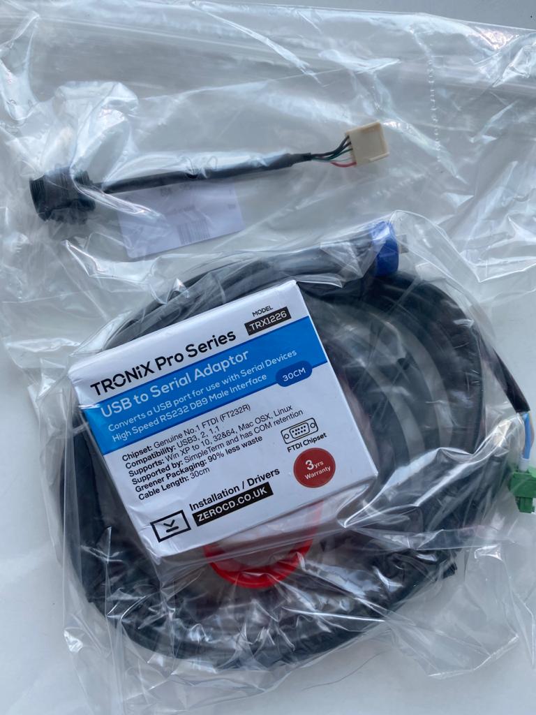 USB TO SERIAL CONVERTER KIT.TRONIX PRO SERIES TRX1226 WITH DRIVERS.