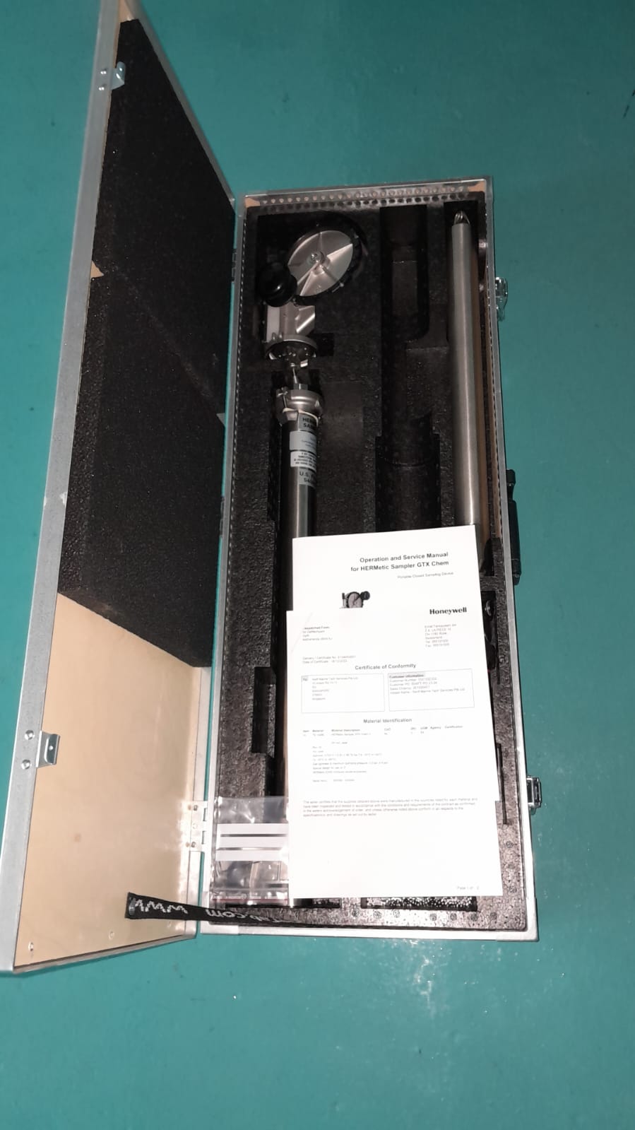 Hermatic Sampler GTX Chem, 30 mtr inclusive of case. TS 10086