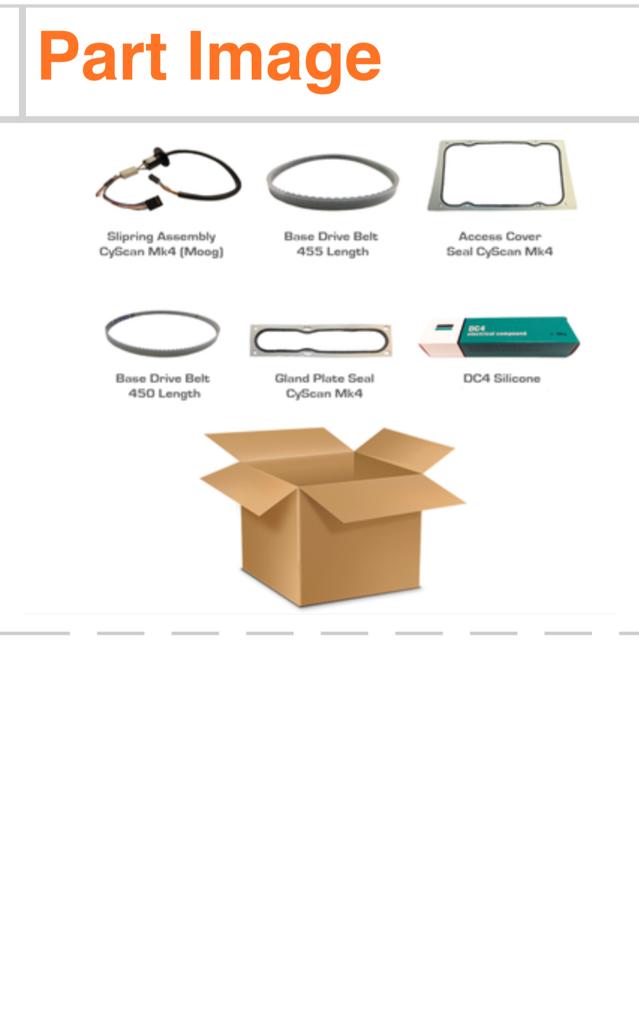 CYSCAN RADAR, MK4, Service Kit, P/N 31-0362-4