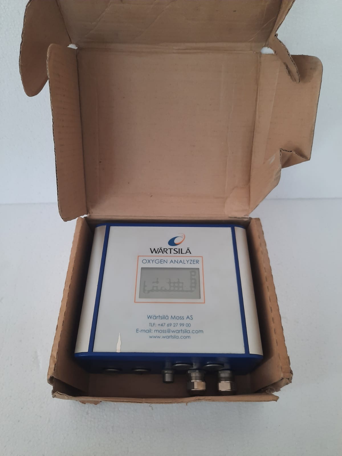 Oxygen Analyser Unit, Make: Wartsila Mass AS, Model: G36A