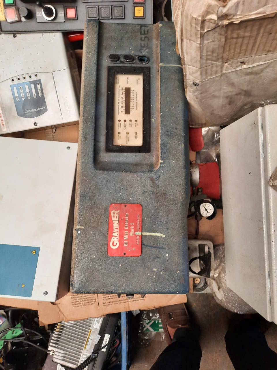 Graviner Oil Mist Detector, OMD, Mark 5 complete set and Spares.