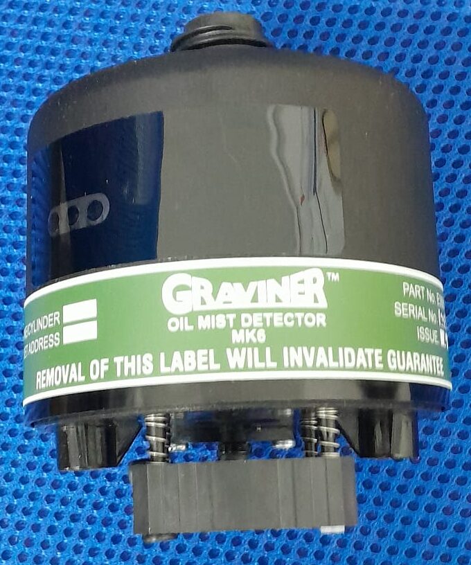 DETECTOR HEAD suitable for Graviner Make Oil Mist Detector( Mark 6 ), P/N KG6-1-D5622-001 ,HSC: 85311030 00