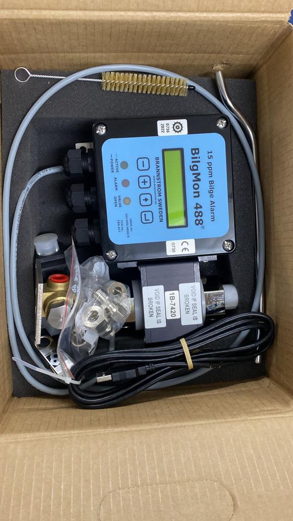 BILGMON 488 , 15ppm Bilge Alarm Monitor. 115/230 v AC, make: BRANNSTROM SWEDEN AB