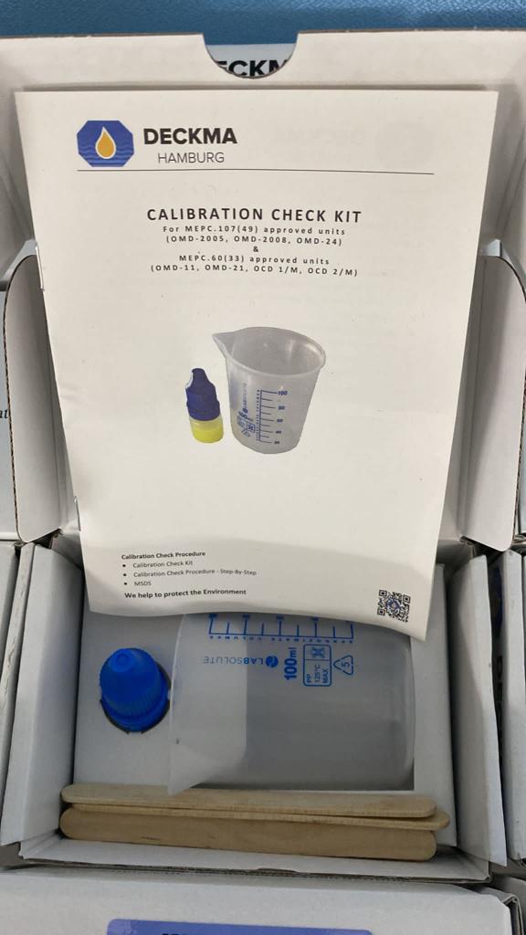 Calibration Check kit for Deckma Hamburg 15 ppm Monitor. order No; 18515