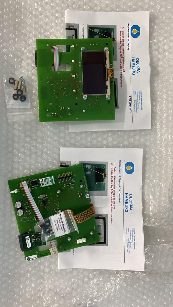 Display PCB of Deckma Humburg 15 ppm Monitor, suitable for  Model OMD-2005