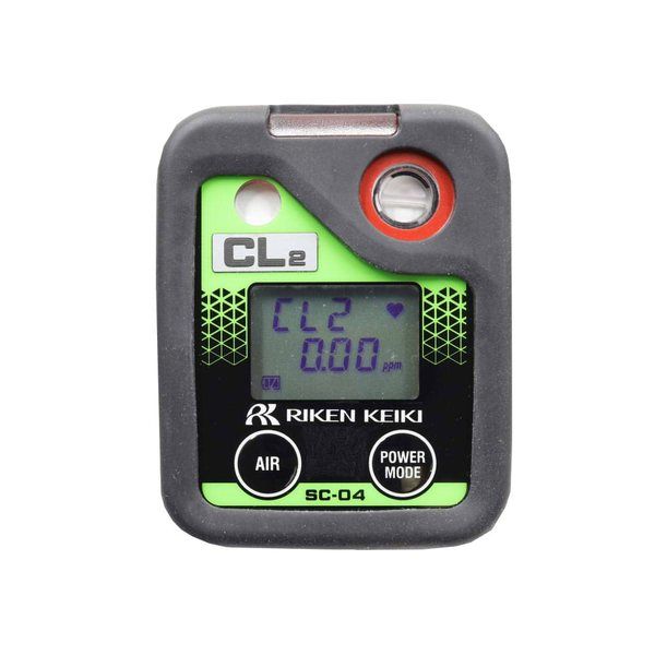 Portable Single Gas Detector, Chlorine (CL2) Detector ,model SC-O4 (CL2) EX ,  with Ni-MH Battery,  Part no: SC-O4(71),  Riken Keiki Make