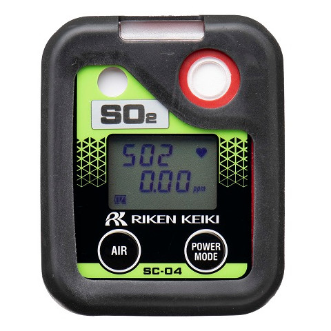 Portable Single Gas Detector, Sulphur Dioxide, Model SC-O4(SO2) EX, With Alkaline Battery, Part No: SC-O4(50), Riken Keiki Make
