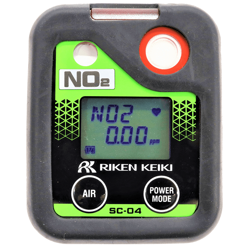 Portable Single Gas Detector, Nitrogen Dioxide, (NO2 Detector) Model SC-O4(NO2) EX,  With Alkaline Battery, Part No: SC-O4(52),  Riken Keiki Make