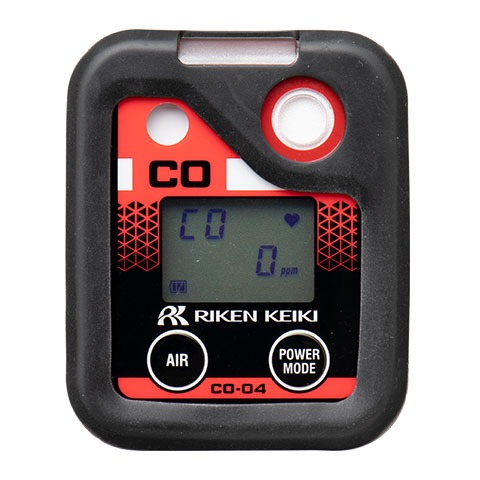 Make - Riken Keiki - Portable Single Gas Detector, ( Carbon Mono Oxide Detector )  model CO-O4 (c) EX, with Alkaline Battery,  Part no: CO-O4C(50)