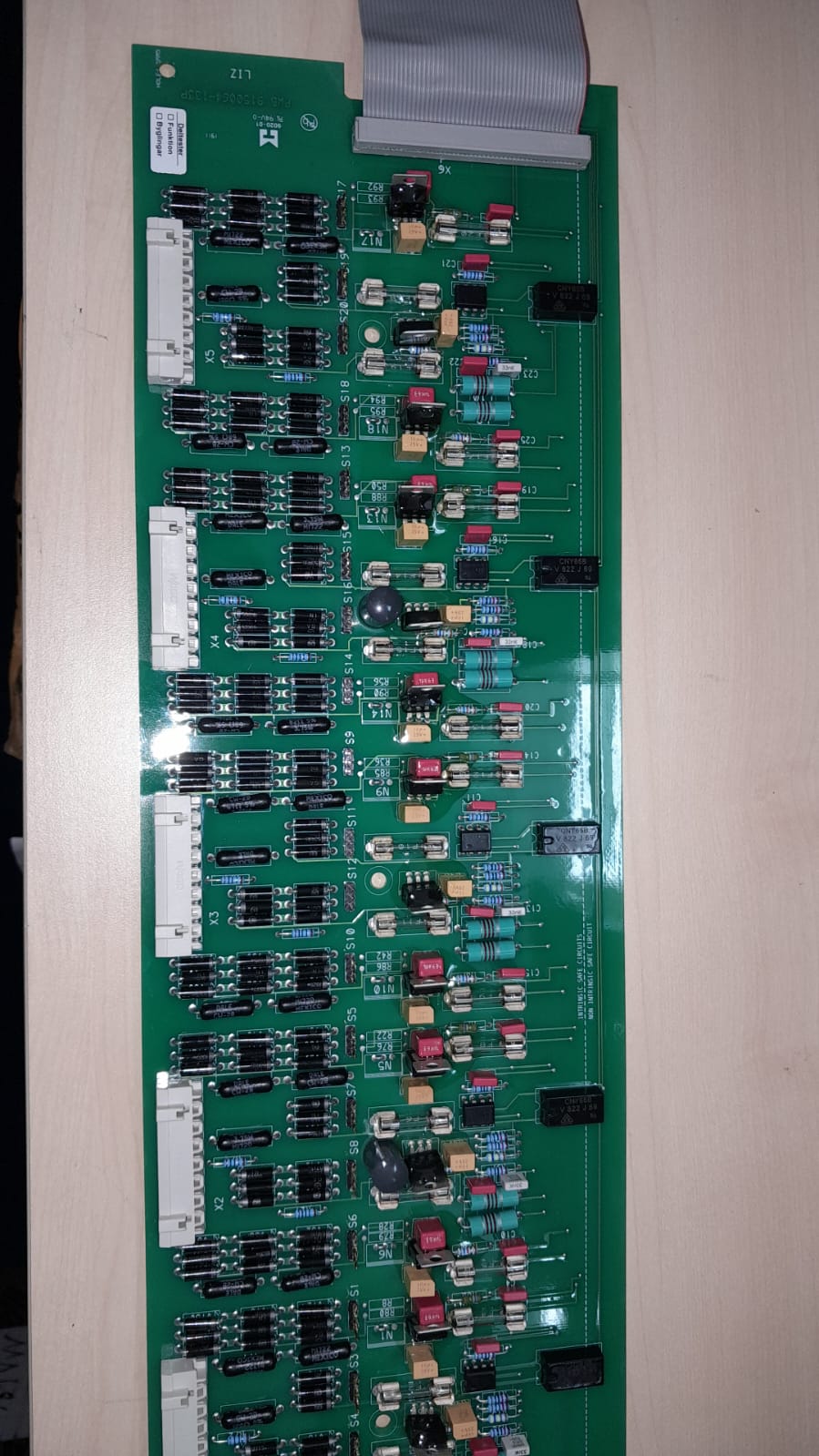 Transmitter Interface PCB, SAAB Marine Tank Radar System. P/N : 9150064-554