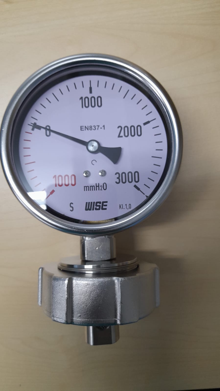 Tanktech Co Ltd Korea - Pressure Gauge Model T2000-TPG-01 Top Coupling(Connection) PF2-1/4’’ TAP