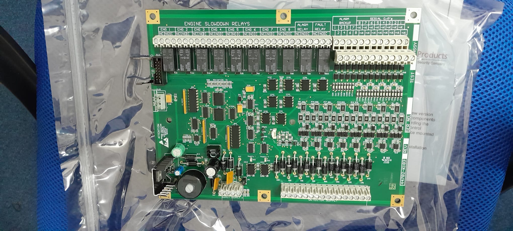 INTERFACE BOARD EX 44782-K085, For Graviner Mark6 OMD   KG6-1-44782-K183X   HSC: 85319085 90