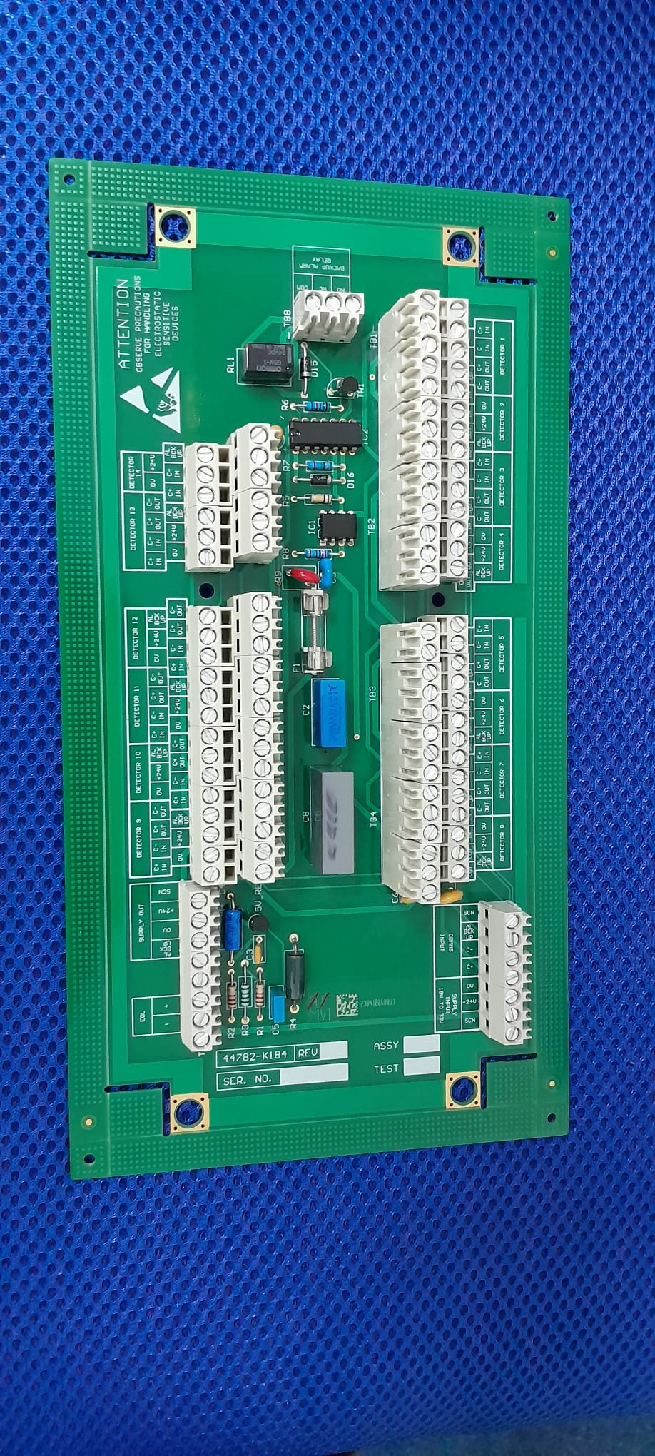 JUNCTION BOX PCB EX 44782-K117   KG6-1-44782-K184  HSC: 85319085 90 for Graviner OMD, Mark6