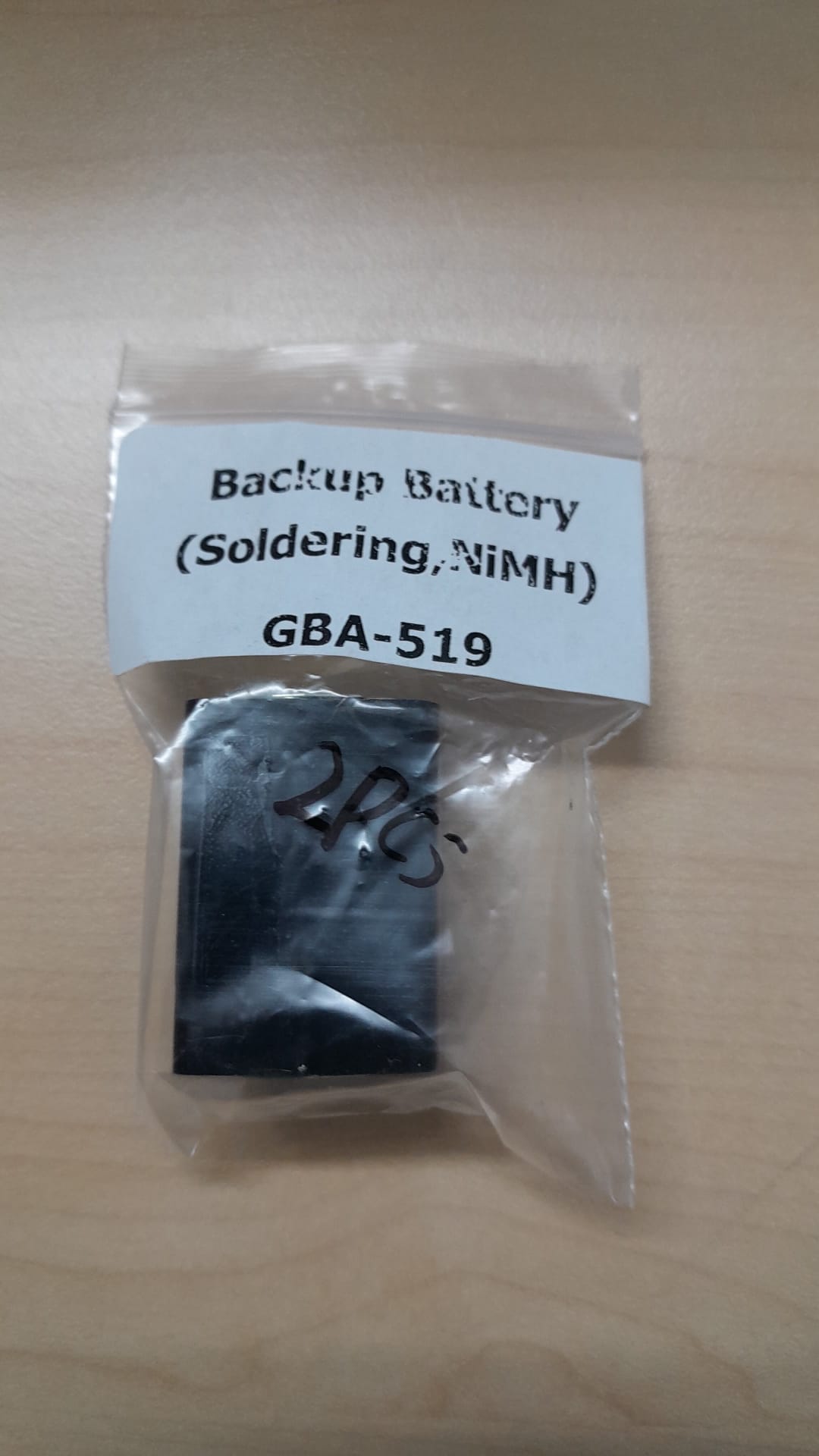 Backup Battery ( soldering Type, NIMH) for GEORIM OIL CONTENT MONITOR( 15ppm Bilge Monitor), GBA-519, Model: GBA-155