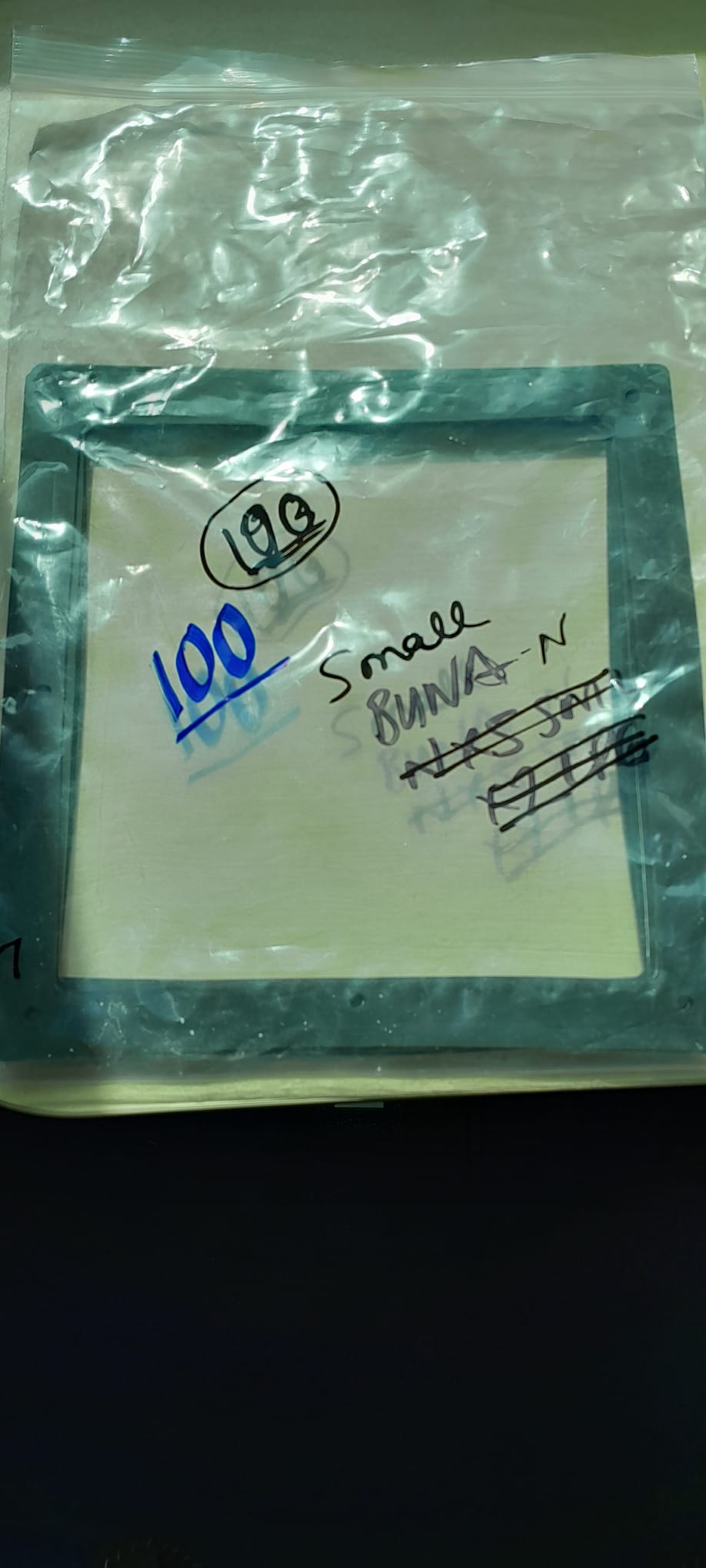 BACK PLATE GASKET(SMALL) BUNA- N ,SPARE FOR MMC UTI, Part No: GSK2562-91BN-SML