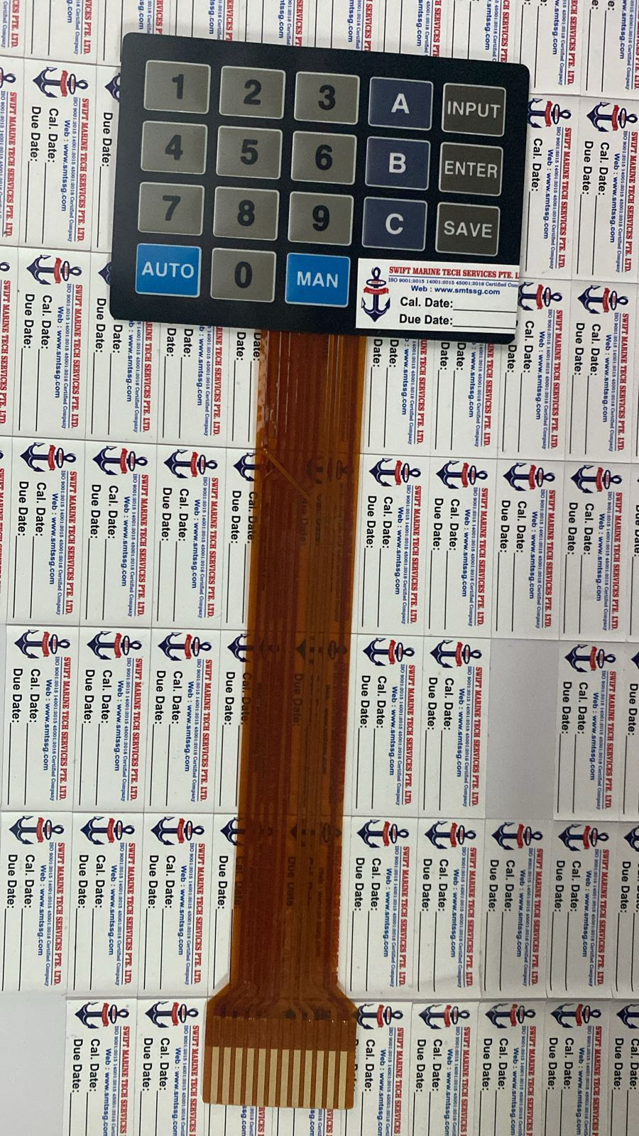 Key Pad ( membarane) for ODME , KSB make,  Non S/M Type