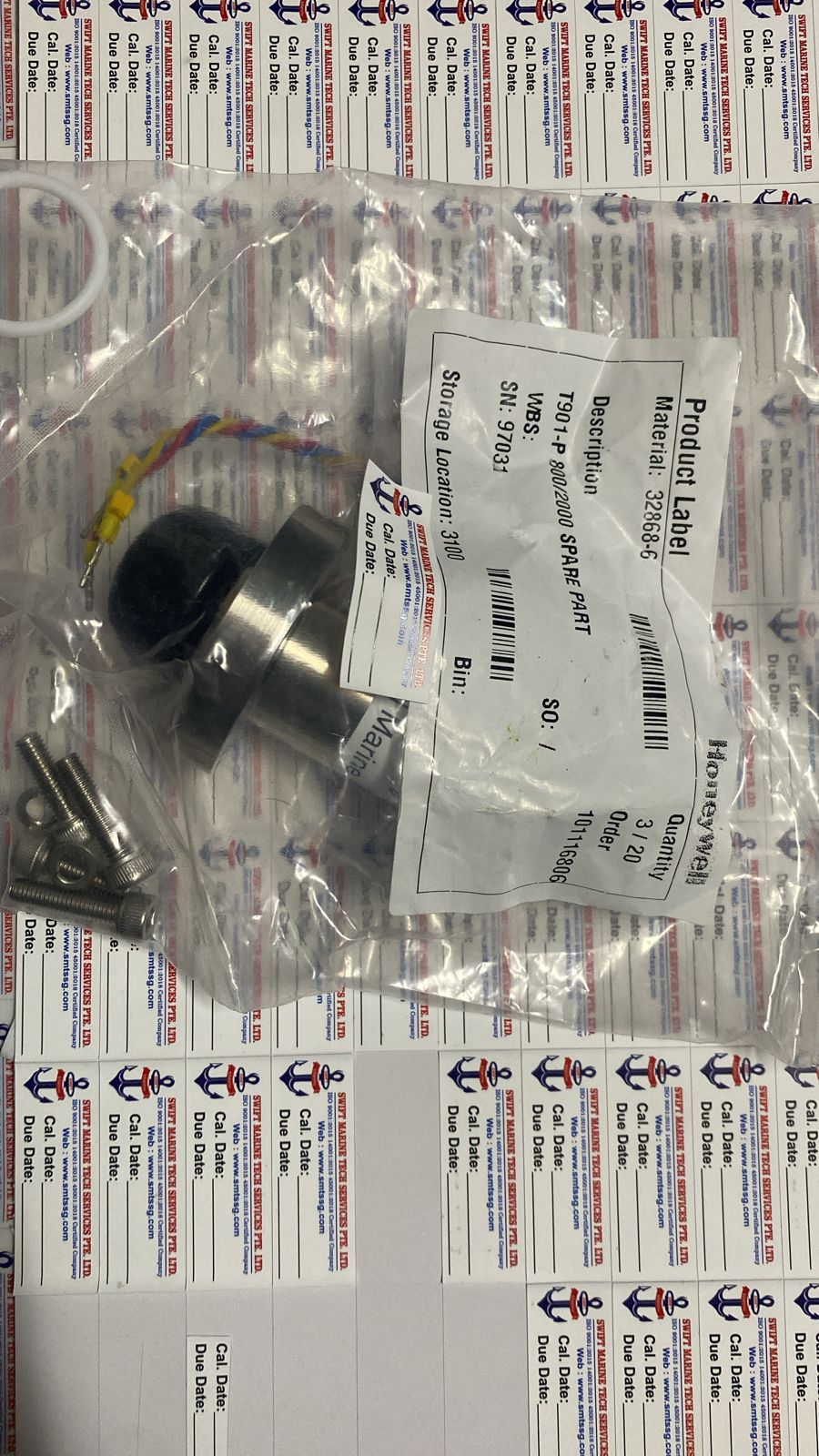 Pressure Transmitter, T901-P, 800- 2000 mBar, Honeywell Make , Pn 32868-6