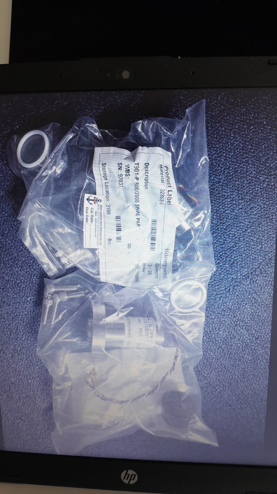 spare part kit for T- 901- P Transmitter. Honey well make .P/N 32868-6