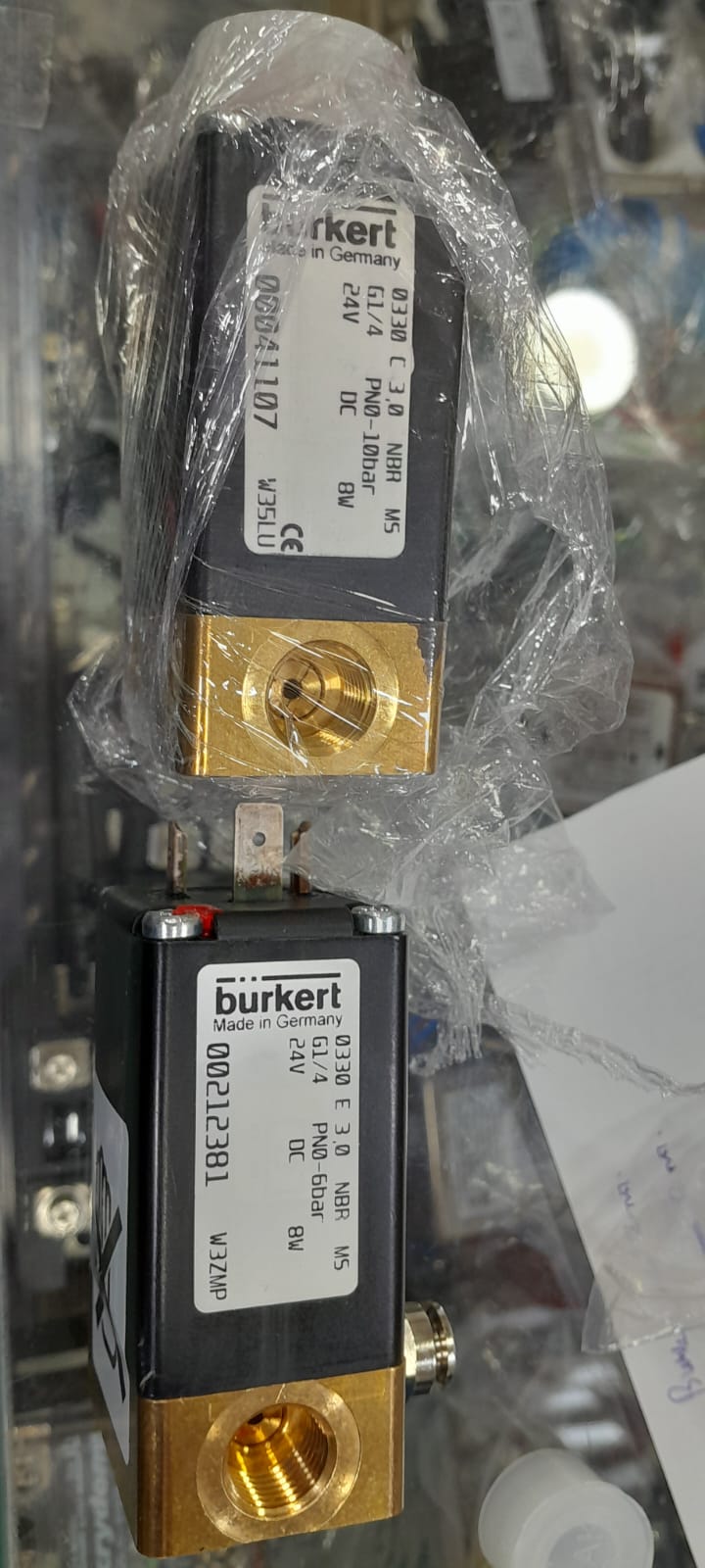 SOLENOID VALVE, BURKERT make, 0330C, G 1/4, 24 V DC