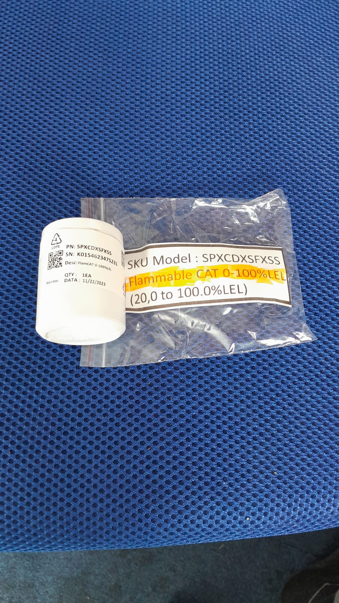 LEL Sensor ,FLAMMABLE, CAT 0-100% LEL. Honey Well, SKU MODEL P/n SPXCDXSFXSS