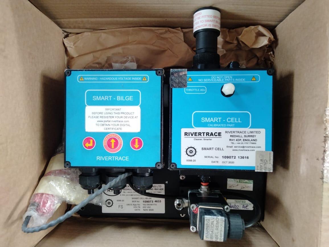 15 ppm BILGE MONITOR COMPLETE SET ( SMART BILGE MONITOR ) RIVER TRACE MAKE. RTL.