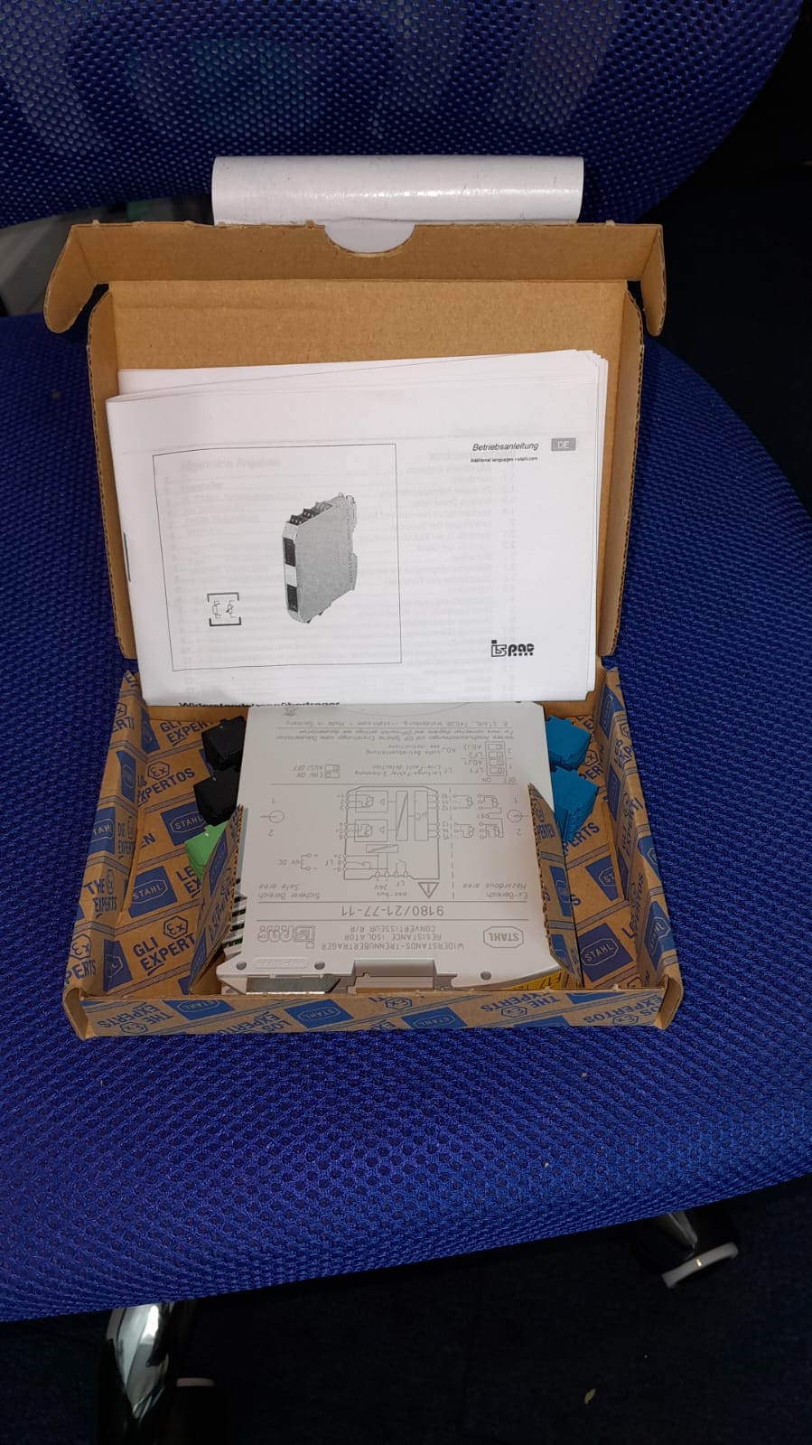 Resistance Isolator, p/n ,9180-21-77-11k, R.STAHL Schaltgerate Gmbh, Material No: 160503