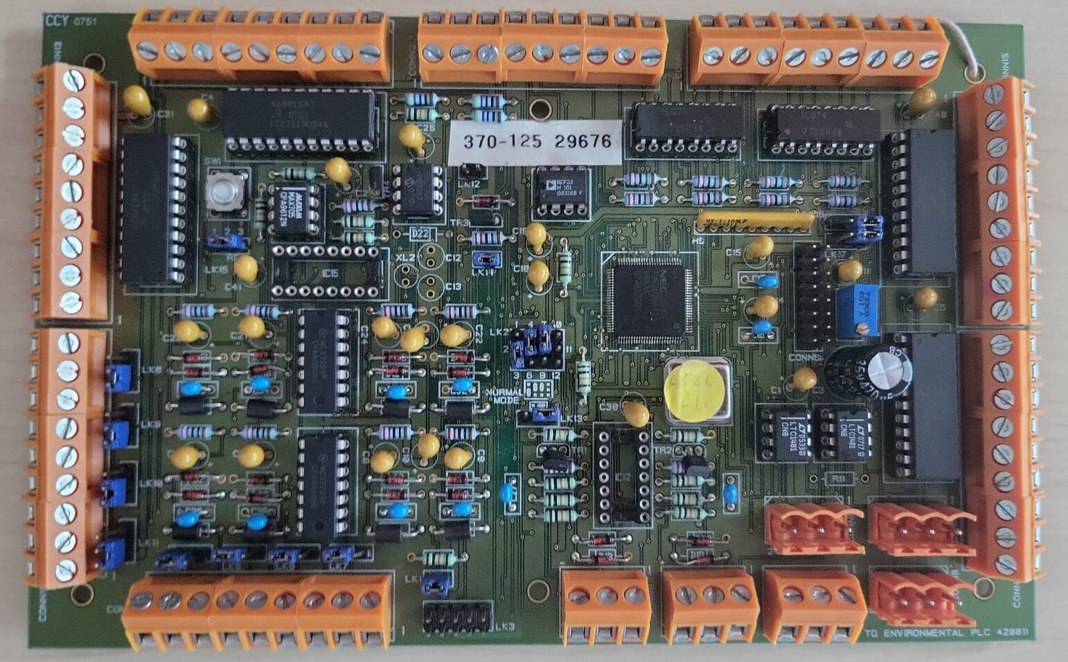 CONTROLLER PCB FOR TQ ENVIRONMENTAL FIXED GAS SYSTEM . P/N 370-125