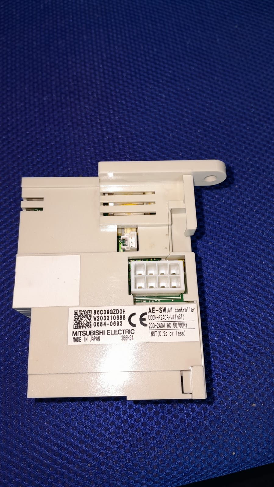 Under Voltage Trip Controller,( UVT controller), Mitsubishi make, Model: AE-SW, 200-240 volt AC