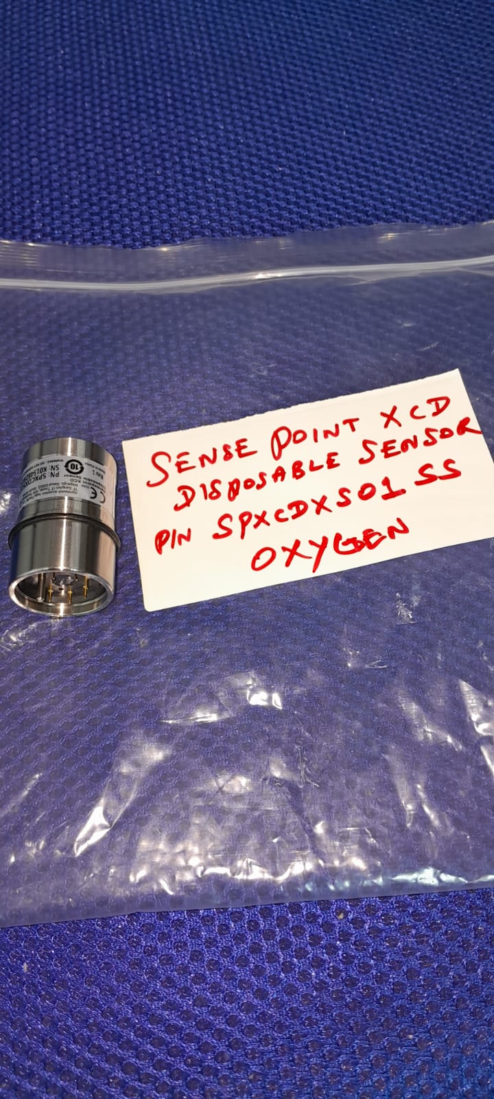 Sense Point XCD Disposable Sensor, Oxygen, Sensor , Honey Well,  P/n SPXCDXS01SS