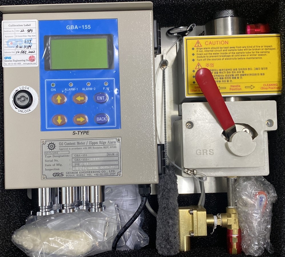 Georim Oil Content Meter - GBA 155 - 15 PPM Bilge Alarm Monitor, Oily Water Separator - Genuine New