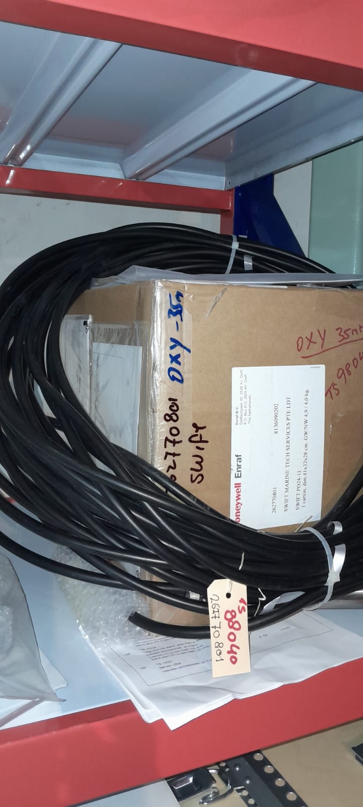 HERMATIC OXY 35mtr TANOL HOSE, HONEYWELL