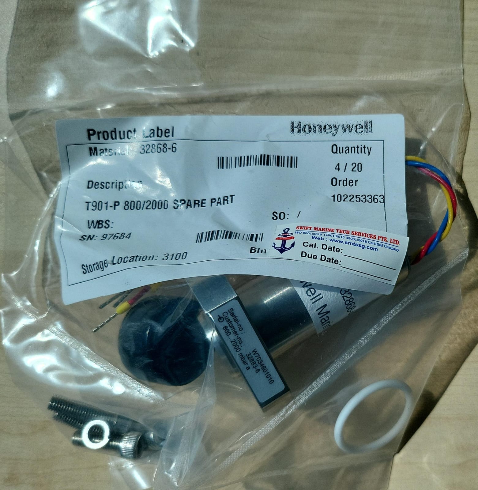 Honeywell Marine - T901-P 800/2000 SPARE PART - Part No: 32868-6 - Genuine New