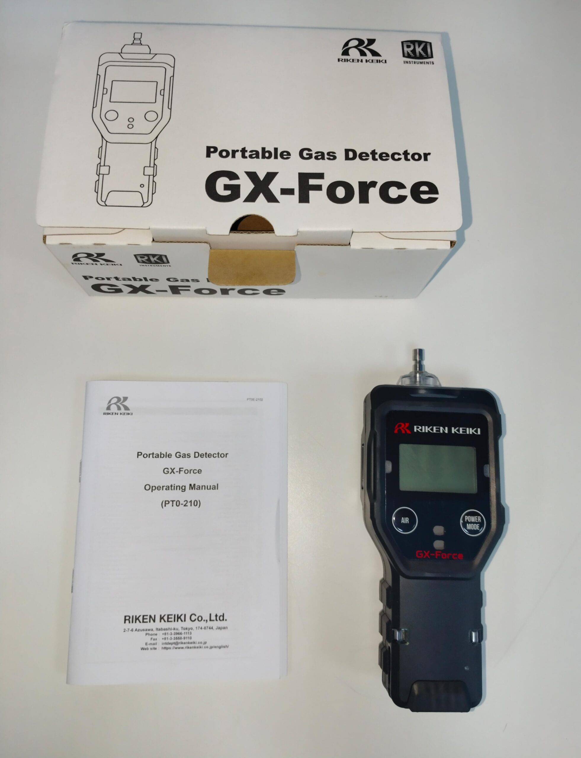 Riken Keiki – Portable Multi Gas Monitor/Detector GX-Force : O2/CO/H2S/LEL